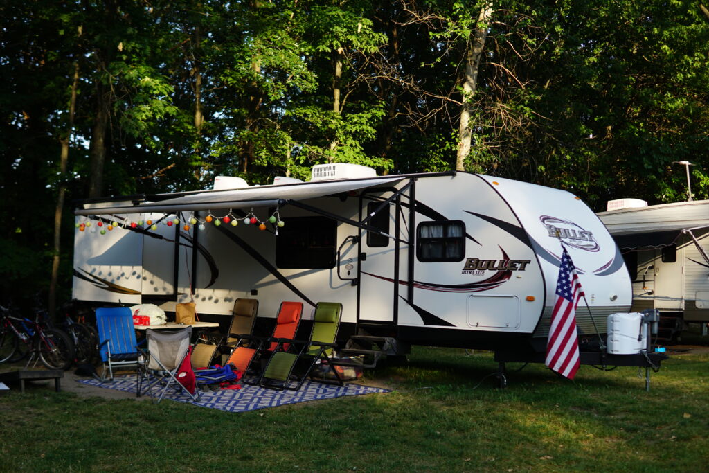 Full-hook up campsite